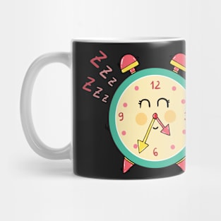 Sleepy clock Mug